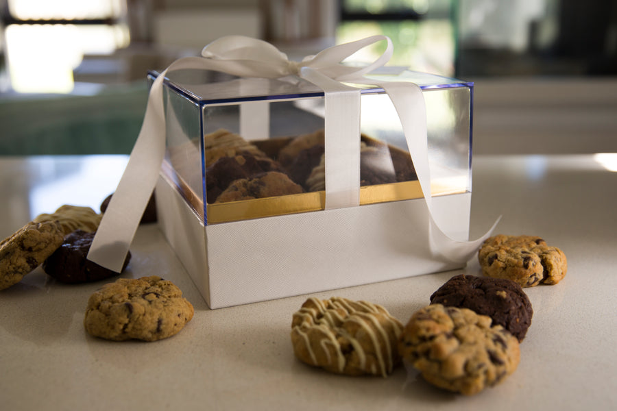 Gift - Premium Acrylic White & Gold Box