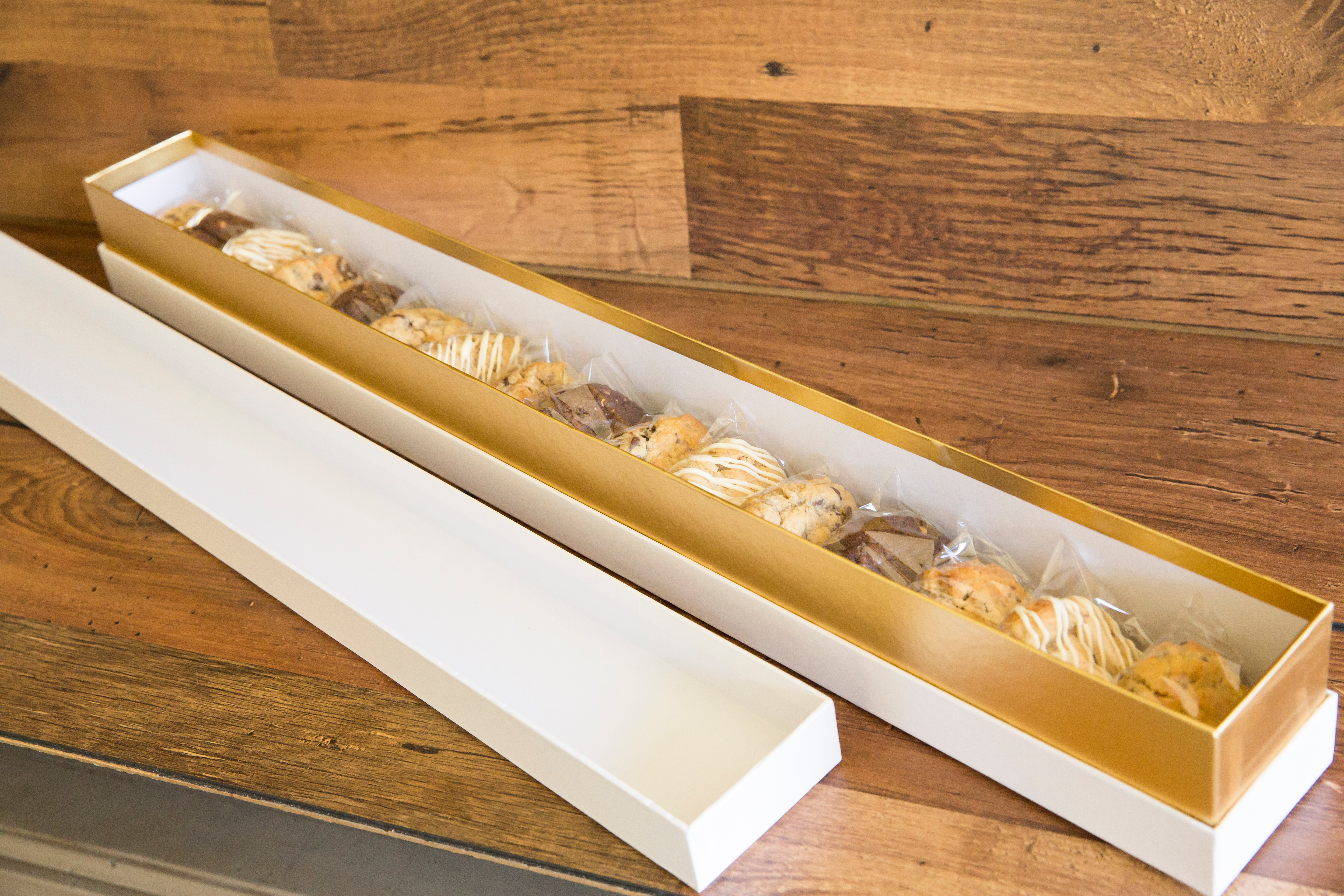 Gift - Luxury Metre Long White & Gold Box